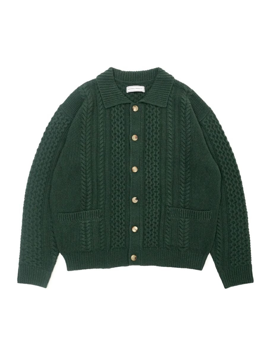 カーディガン Alan knit cardigan ALAN KNIT CARDIGAN[GREEN] | 1LDK (ワンエルディーケー) 公式サイト