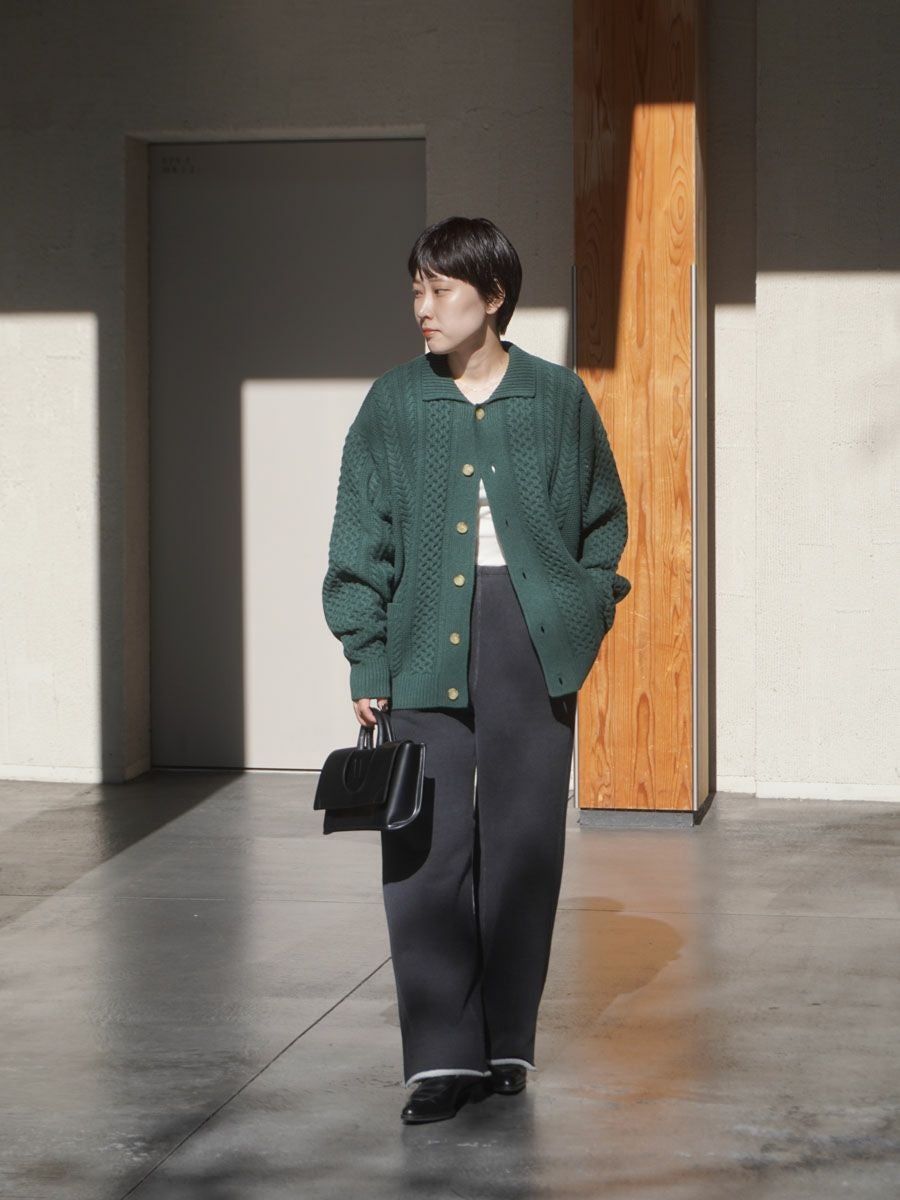 ALAN KNIT CARDIGAN[GREEN] | 1LDK (ワンエルディーケー) 公式サイト