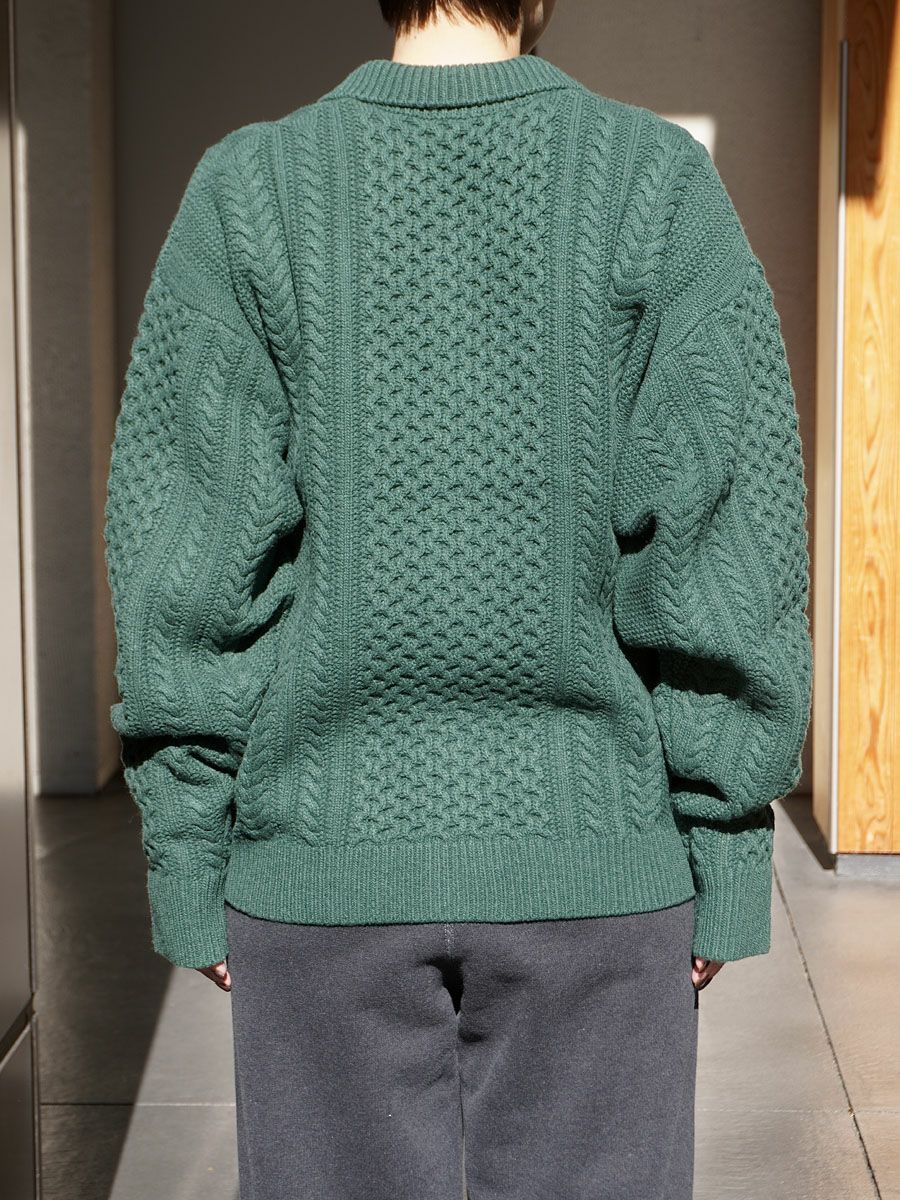 ALAN KNIT CARDIGAN[GREEN] | 1LDK (ワンエルディーケー) 公式サイト