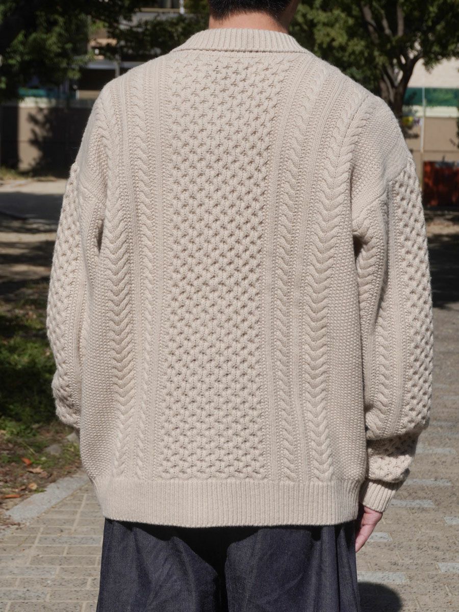 ALAN KNIT CARDIGAN[OYSTER] | 1LDK (ワンエルディーケー) 公式サイト