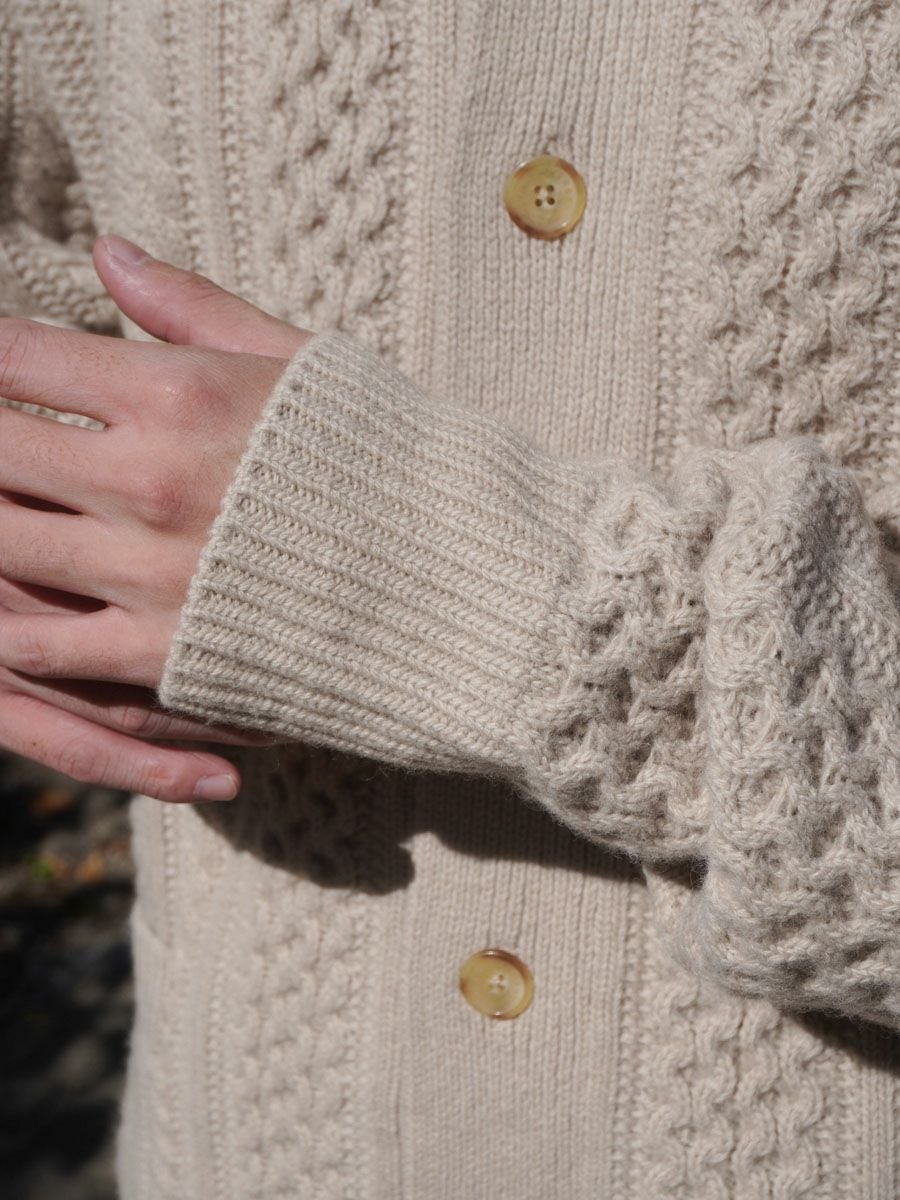 ALAN KNIT CARDIGAN[OYSTER] | 1LDK (ワンエルディーケー) 公式サイト