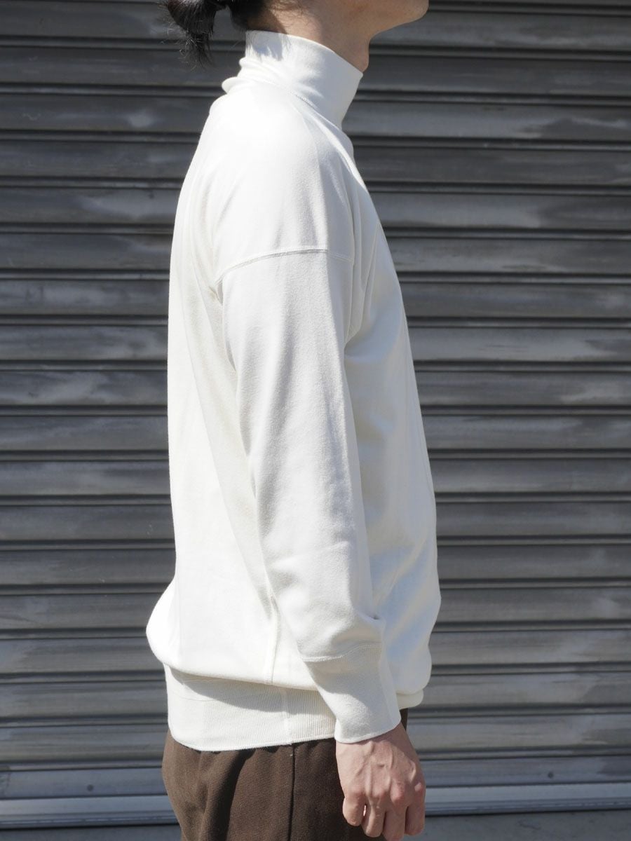 Mil Mock Neck Long Sleeve -INTERLOCK-[IVORY] | 1LDK (ワンエル