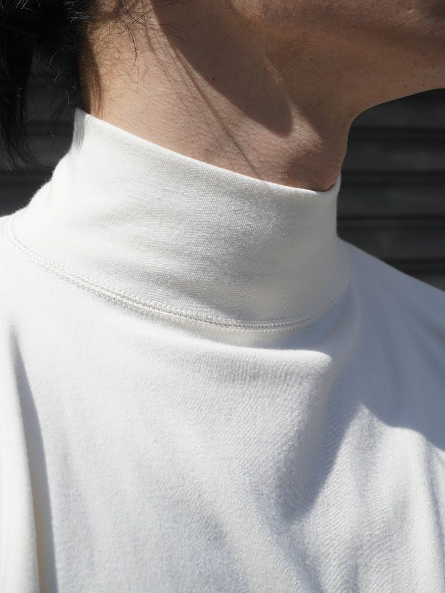 Mil Mock Neck Long Sleeve -INTERLOCK-[IVORY] | 1LDK (ワンエル