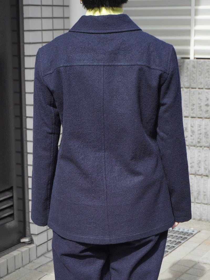 FULLING WOOL SHIRT JACKET[NAVY] | 1LDK (ワンエルディーケー) 公式サイト