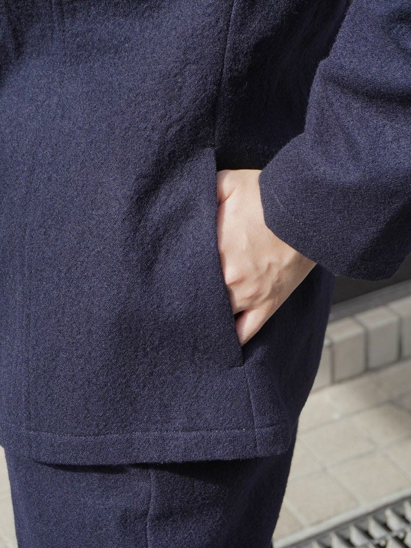 FULLING WOOL SHIRT JACKET[NAVY] | 1LDK (ワンエルディーケー) 公式サイト