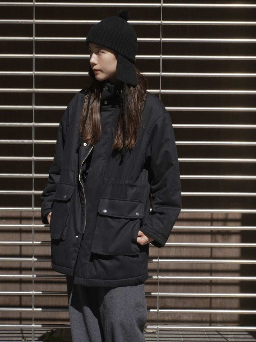 STAND COLLAR PADDED COAT[BLACK] | 1LDK (ワンエルディーケー) 公式サイト