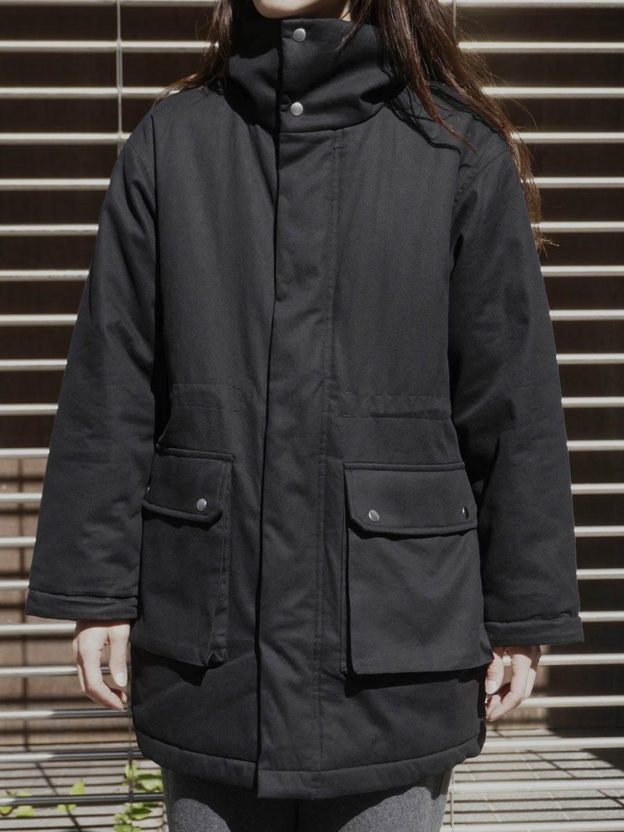 STAND COLLAR PADDED COAT[BLACK] | 1LDK (ワンエルディーケー) 公式サイト