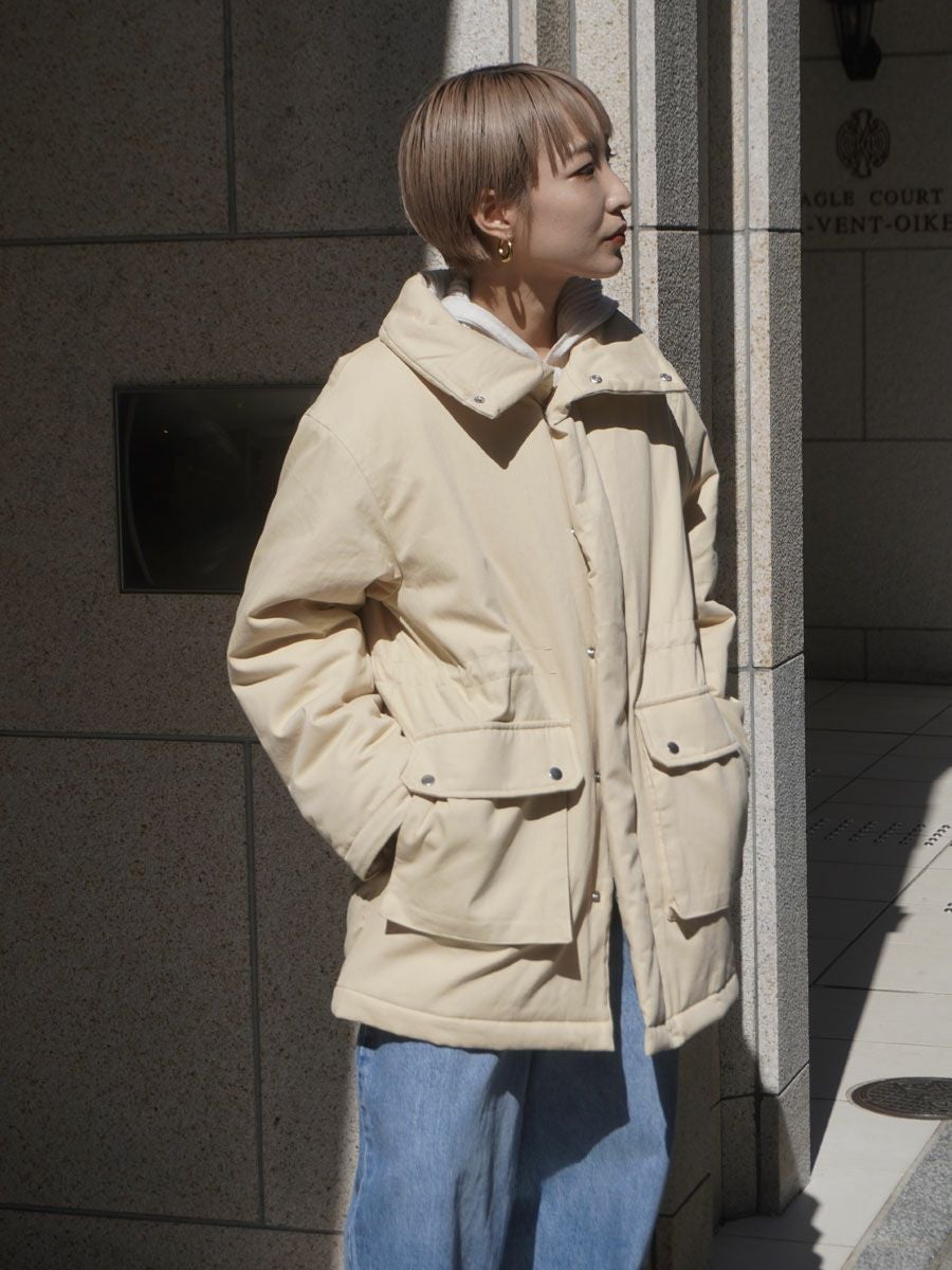 STAND COLLAR PADDED COAT[BLACK] | 1LDK (ワンエルディーケー) 公式サイト