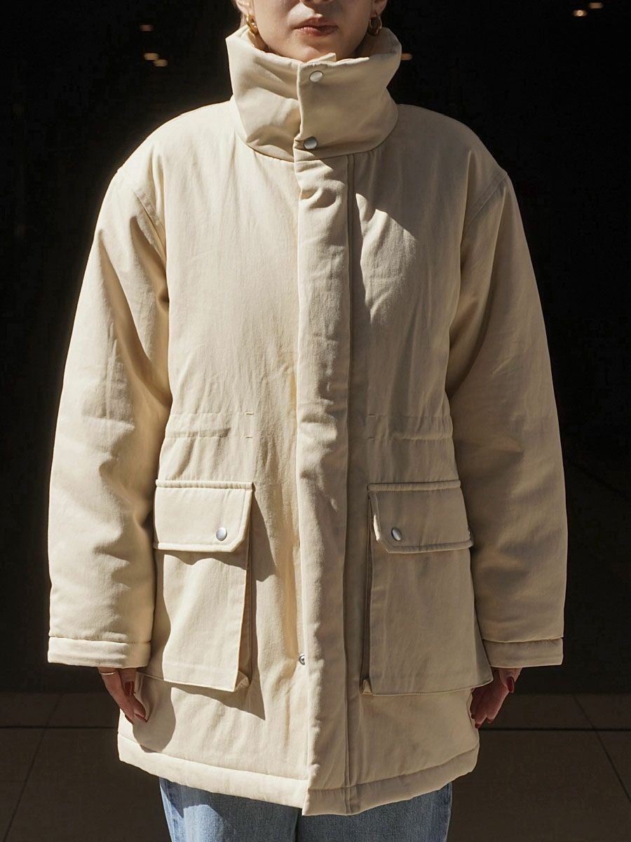 STAND COLLAR PADDED COAT[L.BEIGE] | 1LDK (ワンエルディーケー) 公式