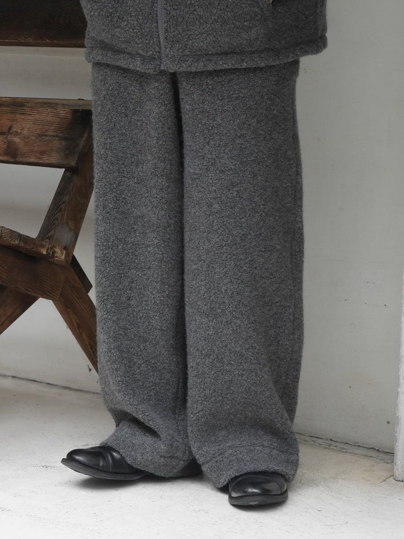 WOOL FLEECE PANTS[GRAY] | 1LDK (ワンエルディーケー) 公式サイト