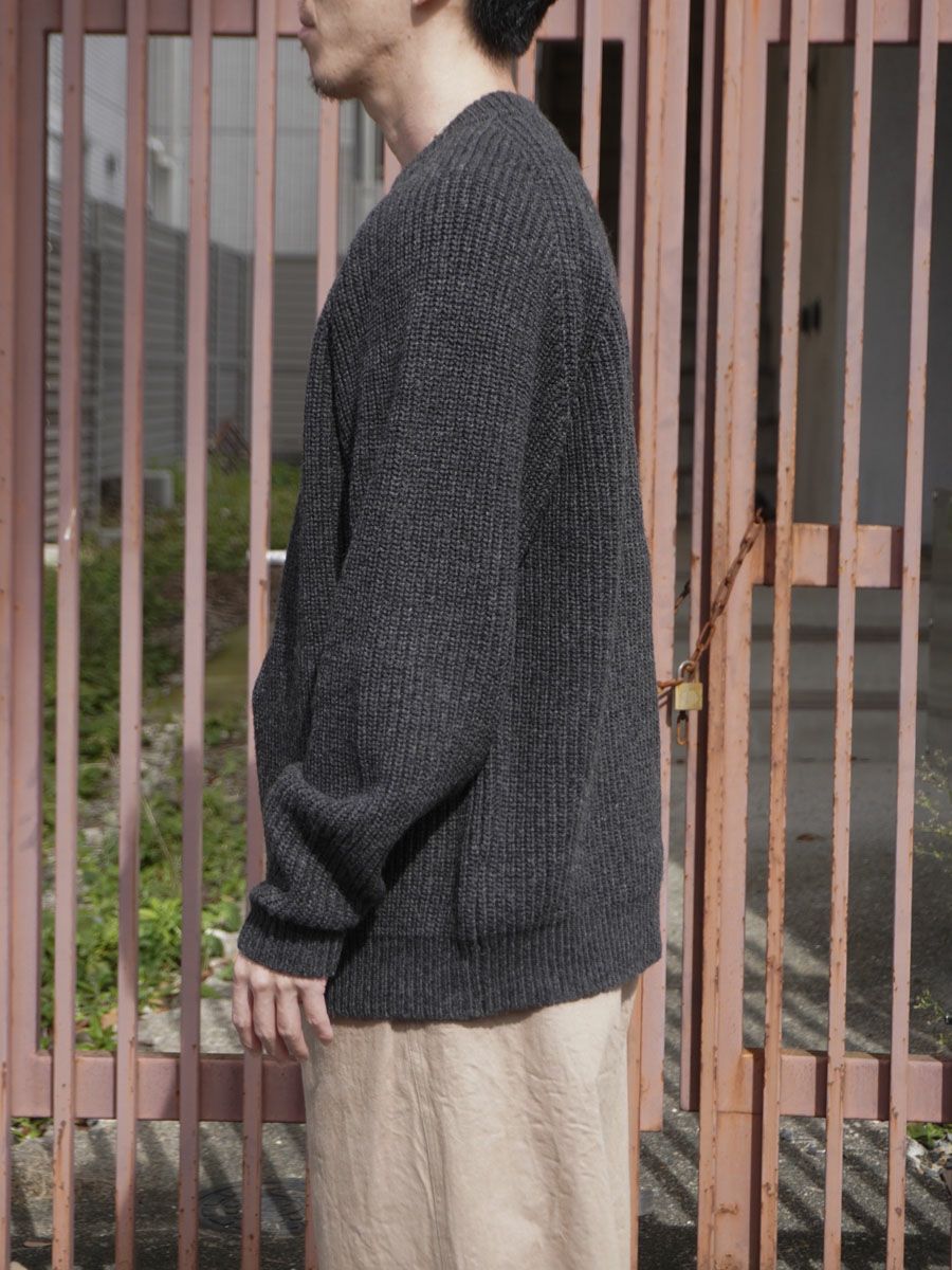 WARREN SCOTT CREWNECK KNIT[GRAY] | 1LDK (ワンエルディーケー) 公式