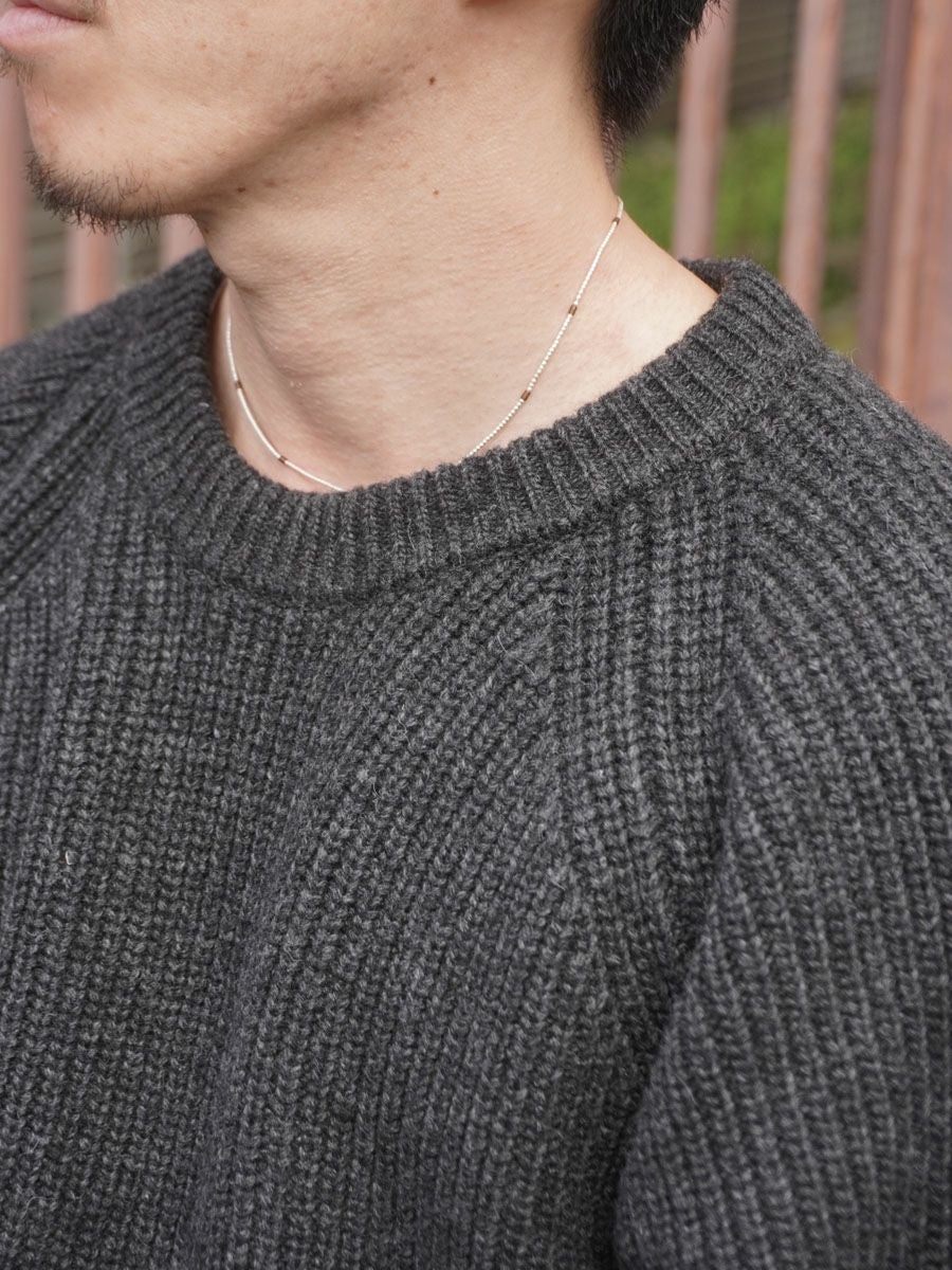 WARREN SCOTT CREWNECK KNIT[GRAY] | 1LDK (ワンエルディーケー) 公式