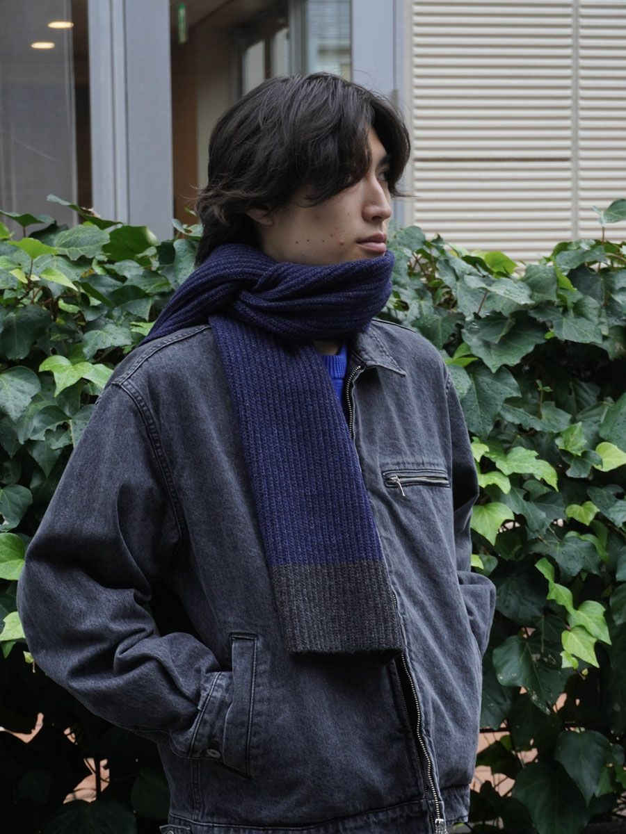 WARREN SCOTT KNIT SCARF[L.BROWN] | 1LDK (ワンエルディーケー) 公式