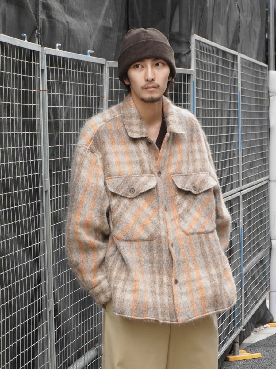 is-ness CPO SHIRT JACKET M パープル is-ness（イズネス) CPO SHIRT JACKETご紹介 - BOOMERANG,Lola