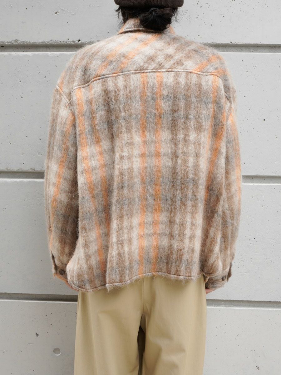 CPO SHIRT JACKET[BEIGE×ORANGE] | 1LDK (ワンエルディーケー) 公式サイト