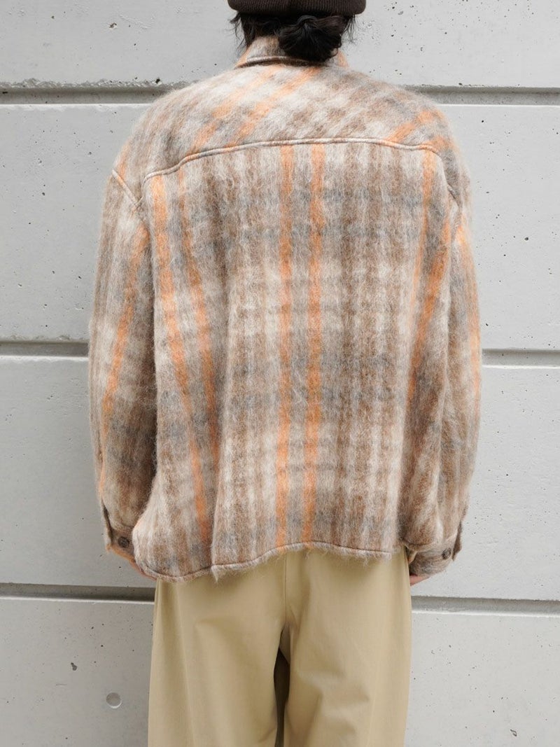 CPO SHIRT JACKET[BEIGE×ORANGE] | 1LDK (ワンエルディーケー) 公式サイト