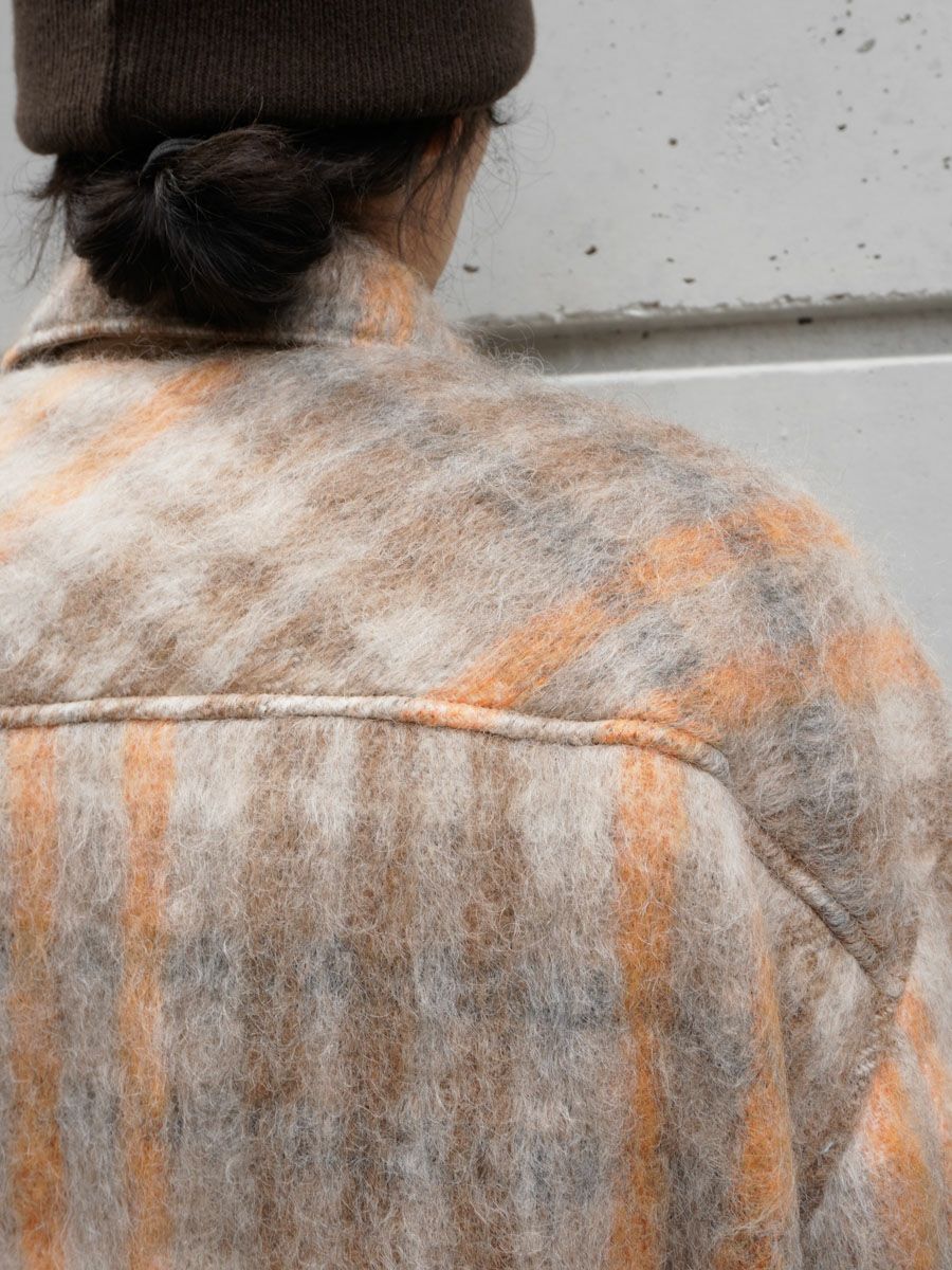 CPO SHIRT JACKET[BEIGE×ORANGE] | 1LDK (ワンエルディーケー) 公式サイト