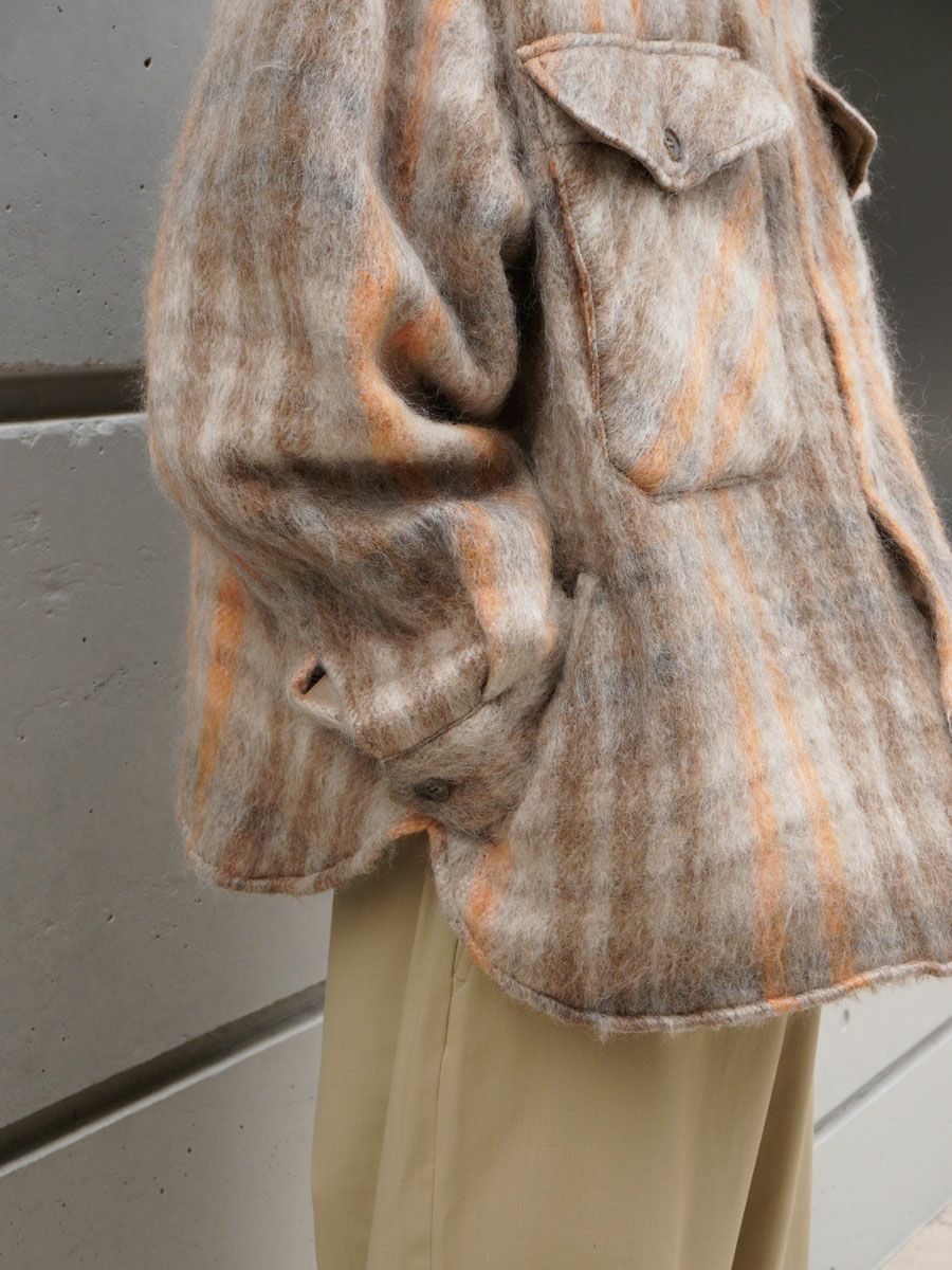 CPO SHIRT JACKET[BEIGE×ORANGE] | 1LDK (ワンエルディーケー) 公式サイト