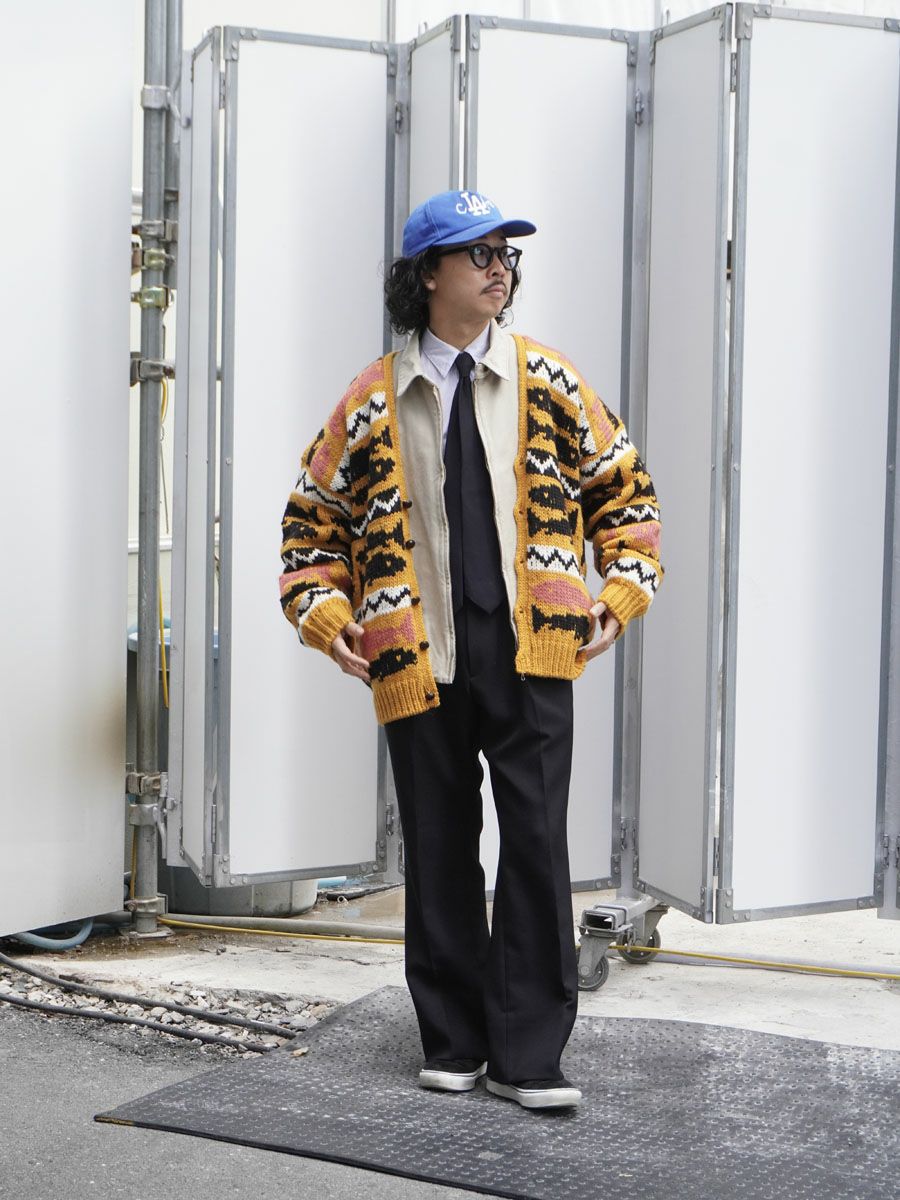 Ex.Hand knitting cardigan for 1LDK[ORANGE] | 1LDK (ワンエルディー