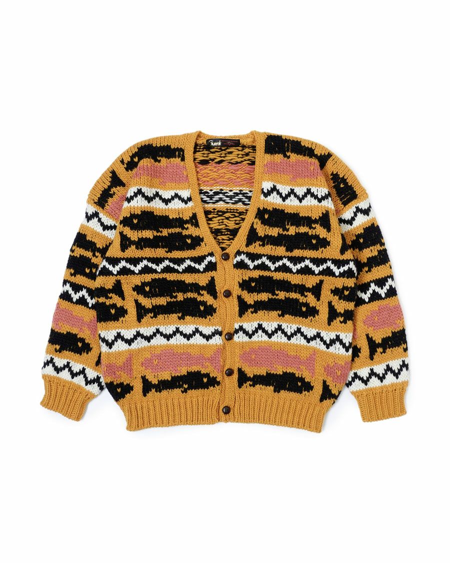 Ex.Hand knitting cardigan for 1LDK[ORANGE] | 1LDK (ワンエルディー