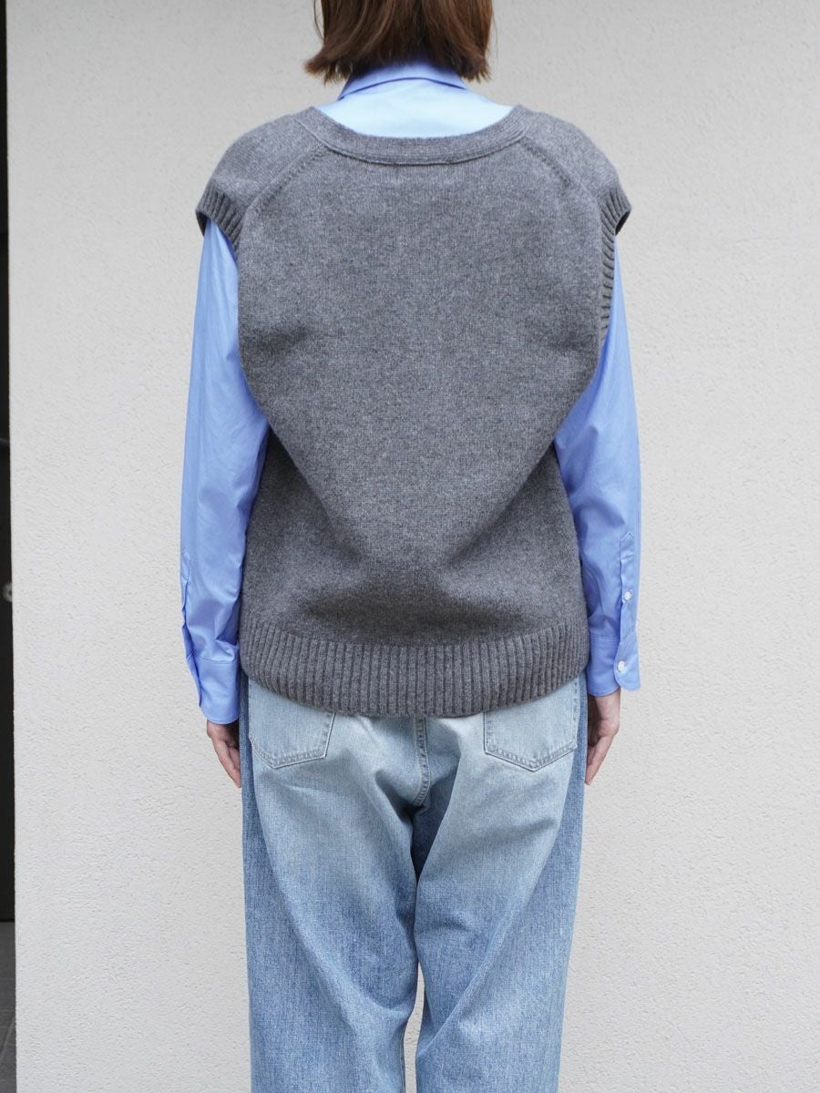 Vneck Knit Vest[GRAY] | 1LDK (ワンエルディーケー) 公式サイト