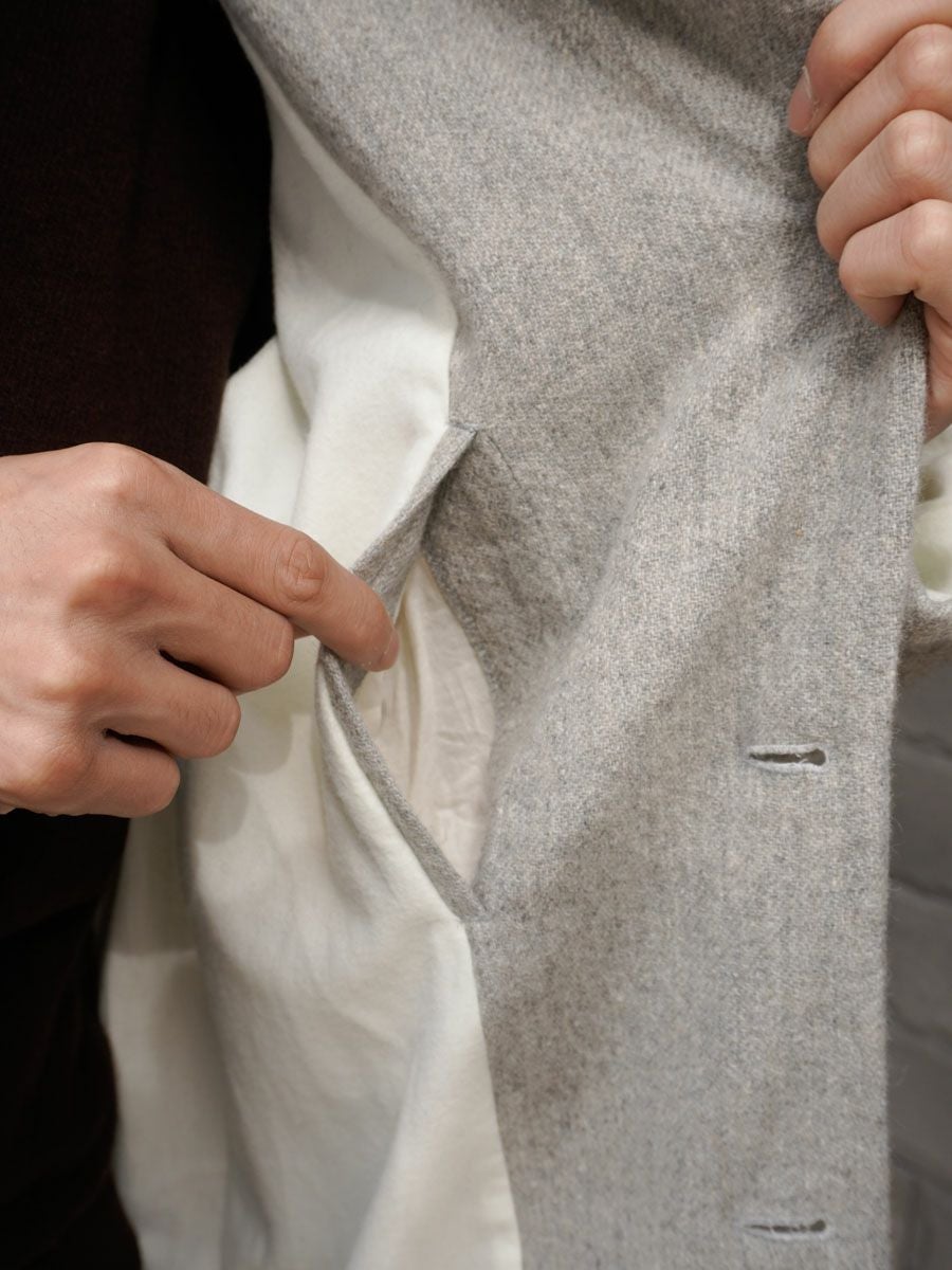 Wool coat[L.GRAY] | 1LDK (ワンエルディーケー) 公式サイト