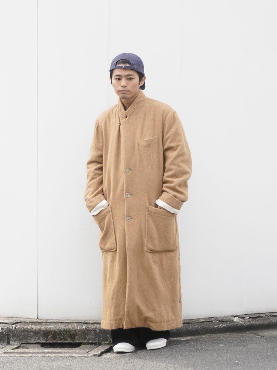 【17aw】 DIGAWEL (ディガウェル)  ウールノーカラーコート Wool coat[L.GRAY] | 1LDK (ワンエルディーケー) 公式サイト