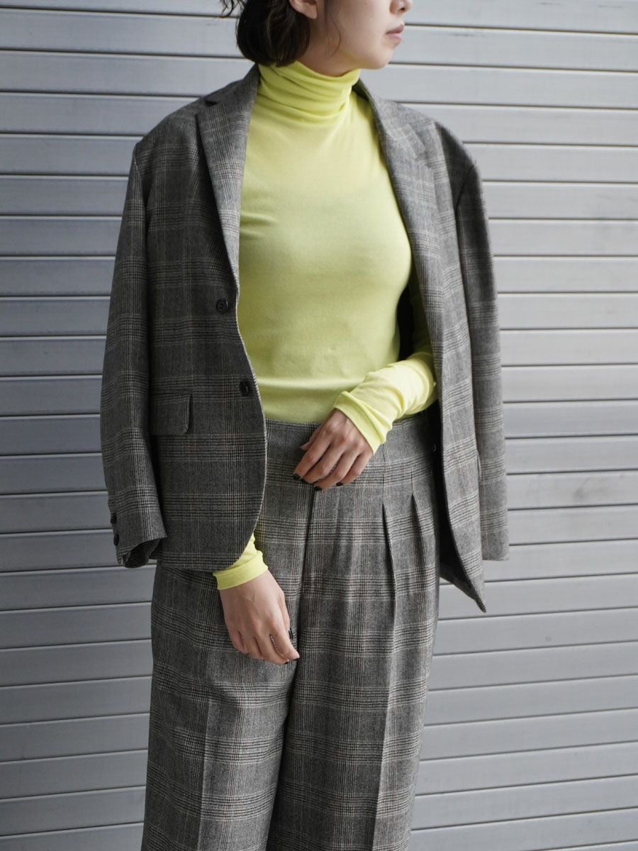 Twisted Cotton Turtle Neck[Lemon] | 1LDK (ワンエルディーケー) 公式