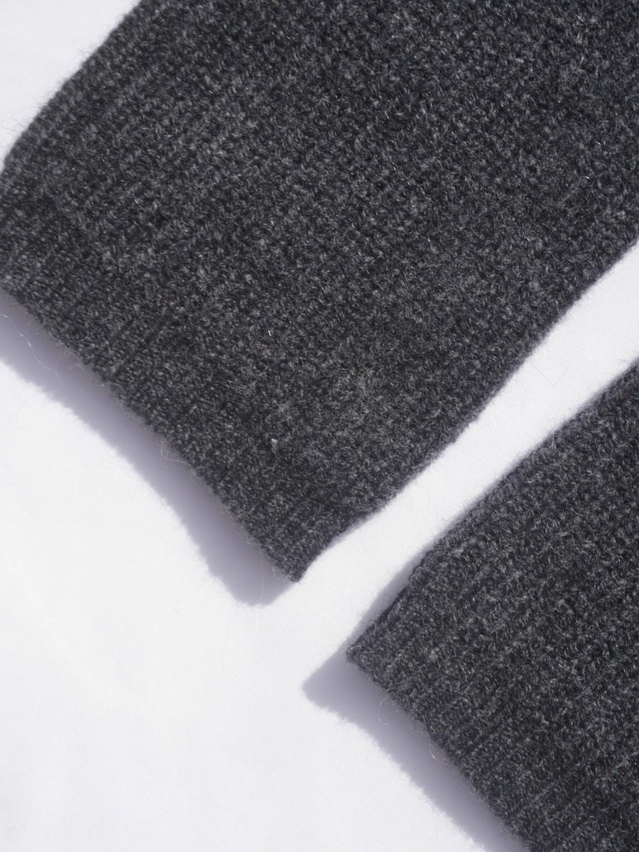CASHMERE BLENDED ARM WARMERS[CHARCOAL] | 1LDK (ワンエルディーケー