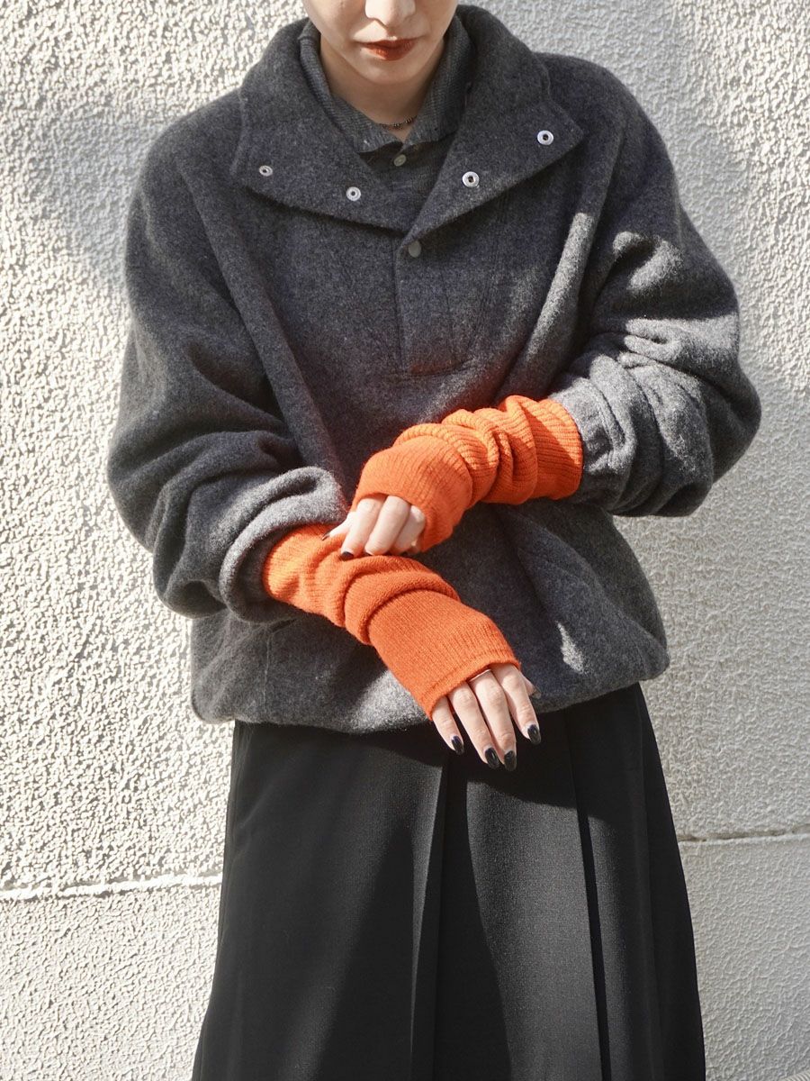 CASHMERE BLENDED ARM WARMERS[TOMATO] | 1LDK (ワンエルディーケー