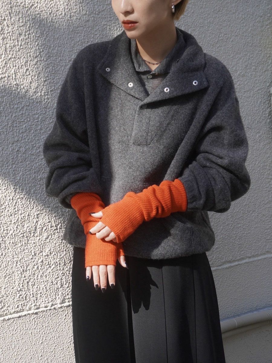 CASHMERE BLENDED ARM WARMERS[TOMATO] | 1LDK (ワンエルディーケー