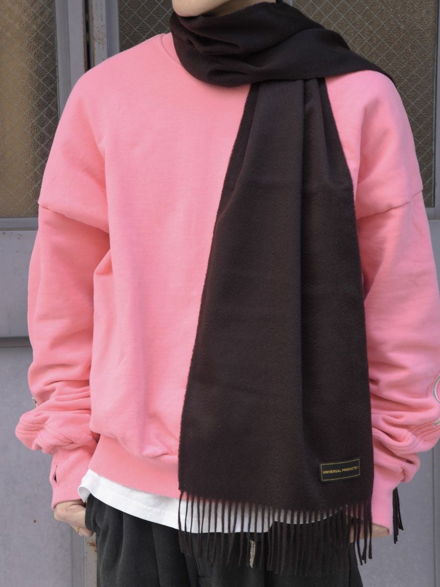 CASHMERE WOOL SOLID STOLE ストール cashmere sheer stole(カシミヤ100%シアーストール)