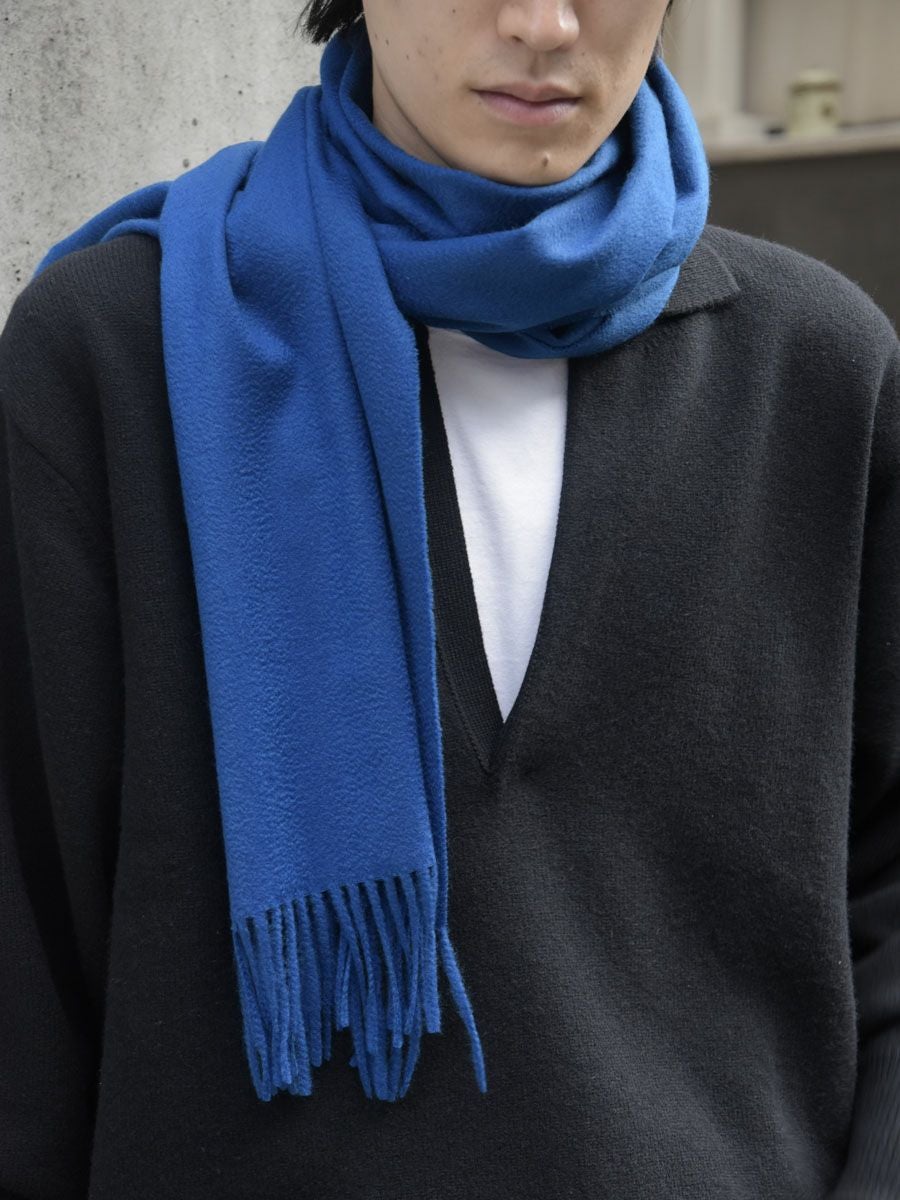 ＜6(ROKU)＞CASHMERE WOOL SOLID STOLE/ストール 6（ロク）の「＜6(ROKU)＞CASHMERE WOOL SOLID STOLE/ストール