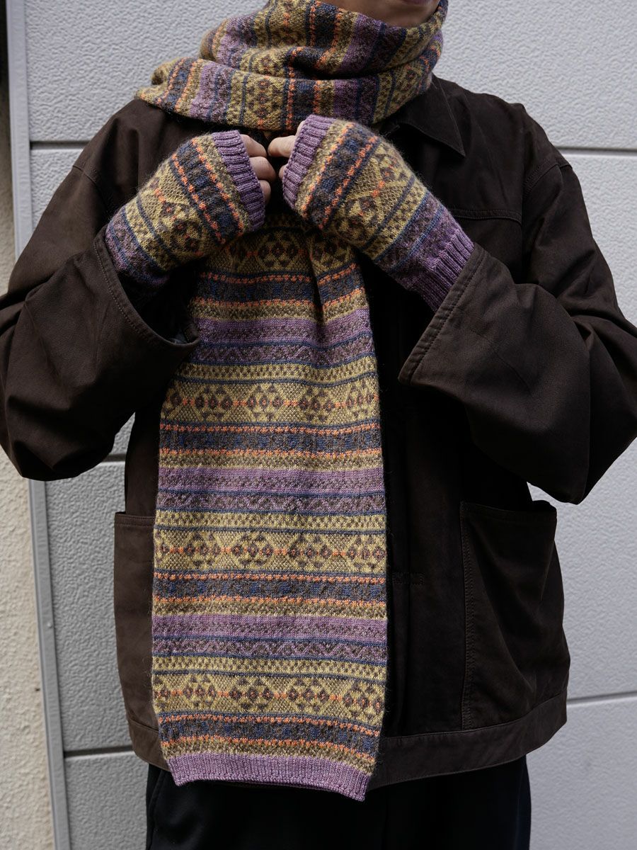 Mugwort Stole[Purple Mix] | 1LDK (ワンエルディーケー) 公式サイト