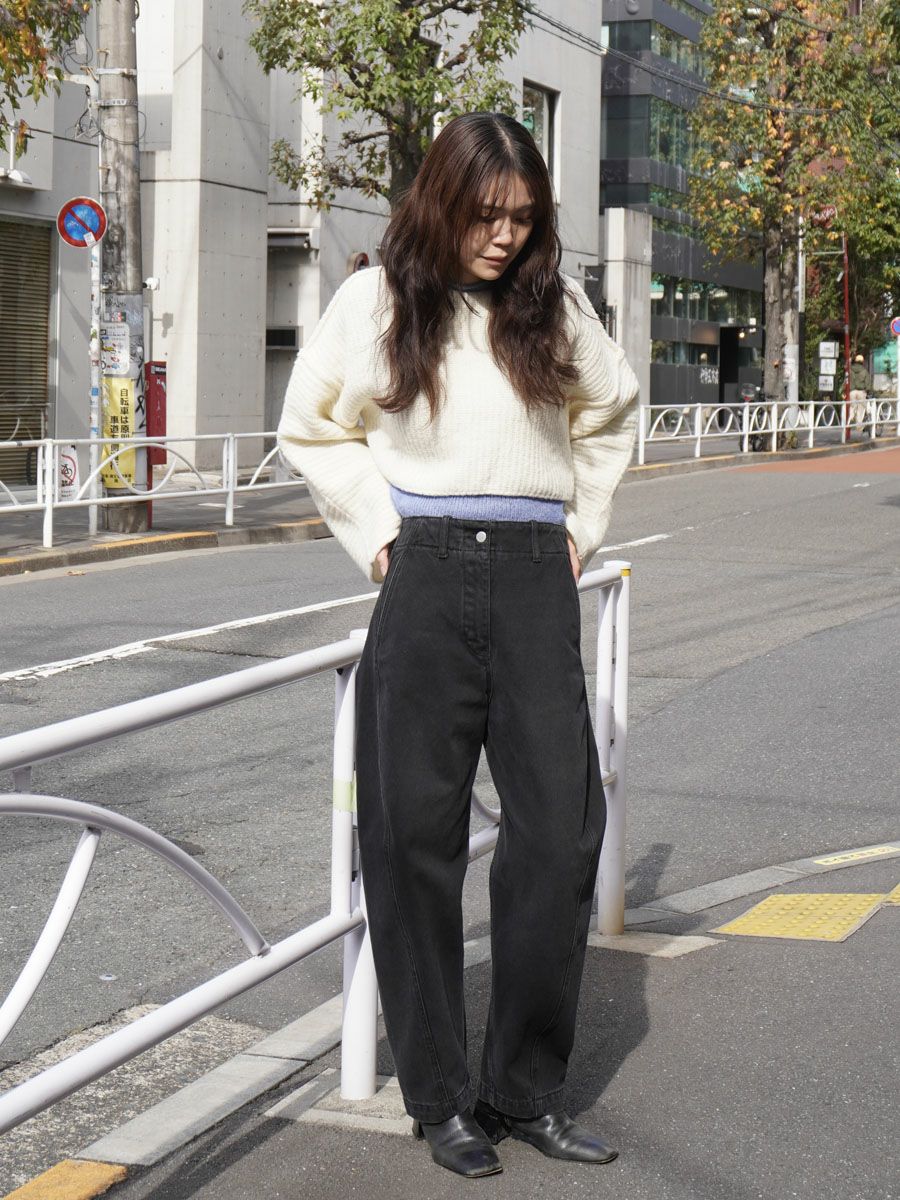 AKERMAN DENIM PANT[WASHED BLACK] | 1LDK (ワンエルディーケー) 公式