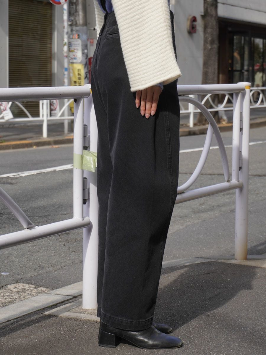 AKERMAN DENIM PANT[WASHED BLACK] | 1LDK (ワンエルディーケー) 公式