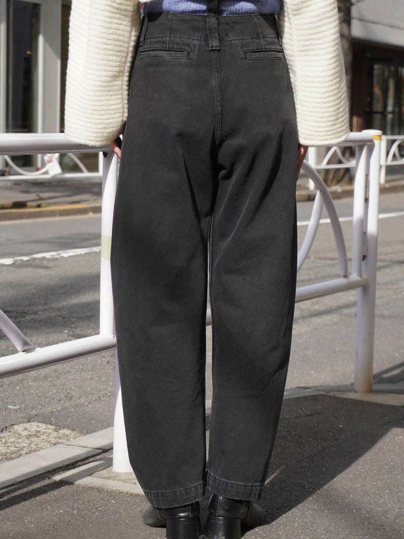 AKERMAN DENIM PANT WASHED BLACK