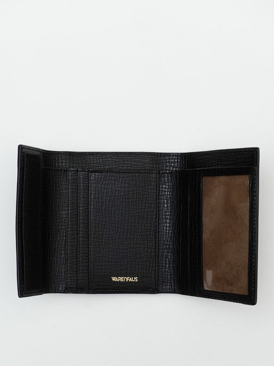 Grown velcro wallet[Emboss black] | 1LDK (ワンエルディーケー) 公式