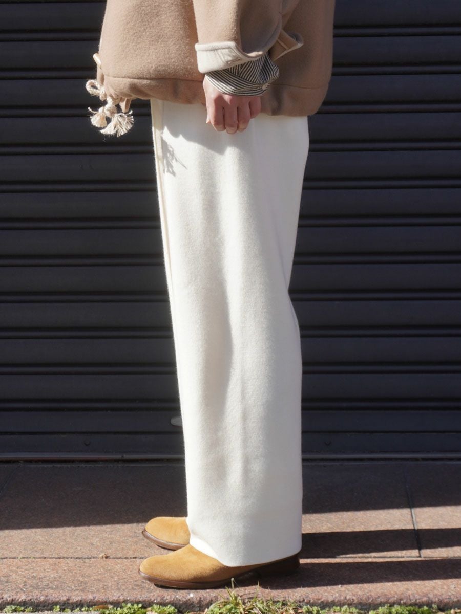 WOOL KNIT TRACK PT[ECRU] | 1LDK (ワンエルディーケー) 公式サイト