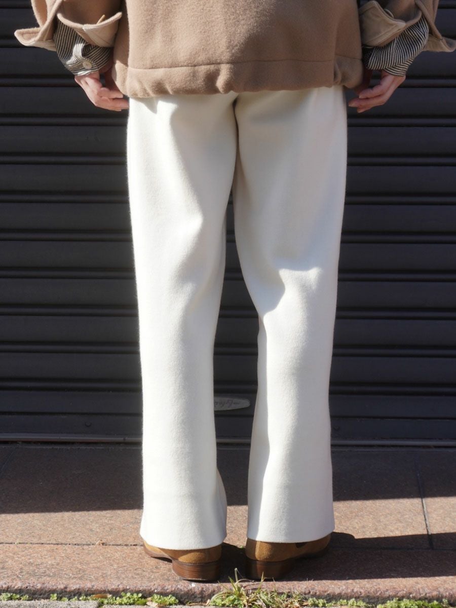 WOOL KNIT TRACK PT[ECRU] | 1LDK (ワンエルディーケー) 公式サイト