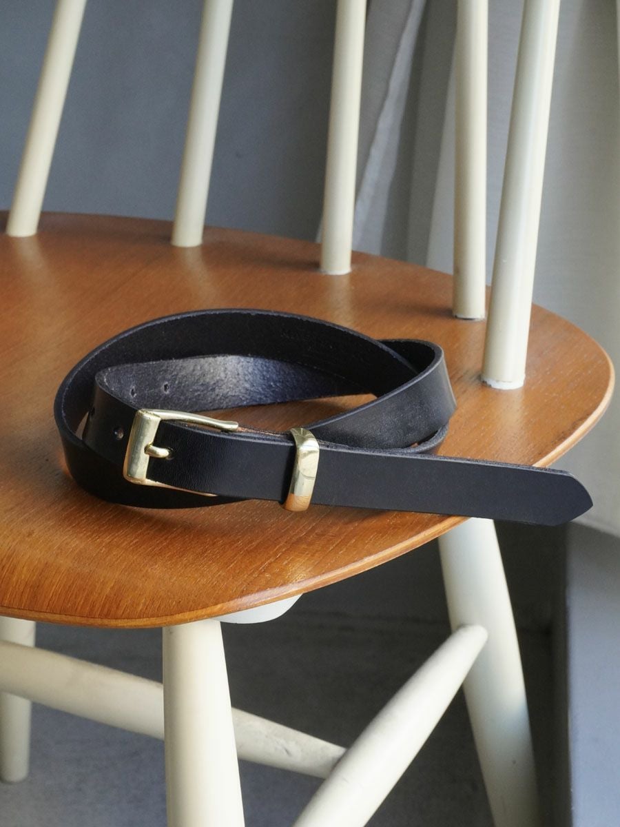 BRIDLE LEATHER BELT[BLACK] | 1LDK (ワンエルディーケー) 公式サイト