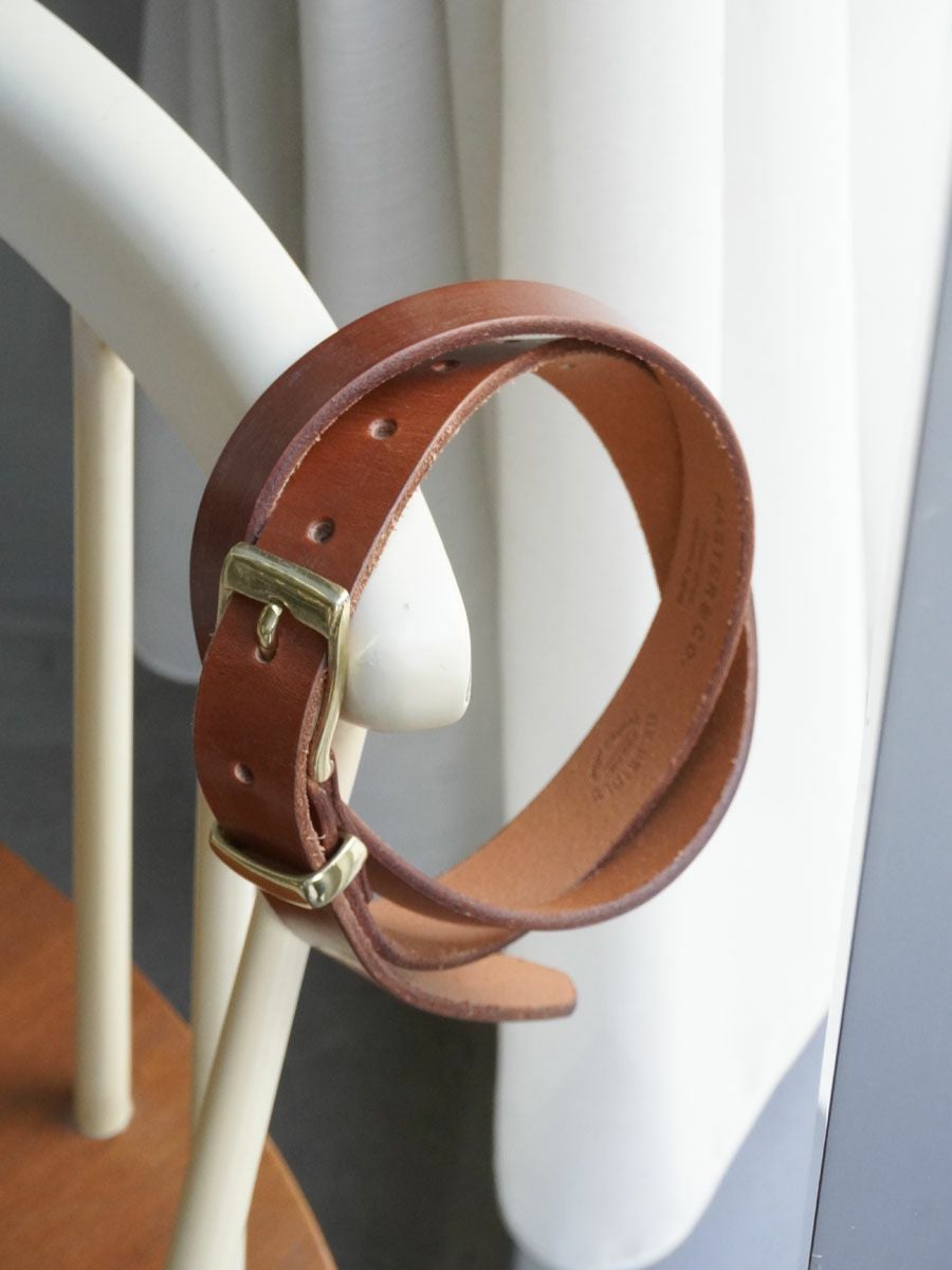 BRIDLE LEATHER BELT[BROWN] | 1LDK (ワンエルディーケー) 公式サイト