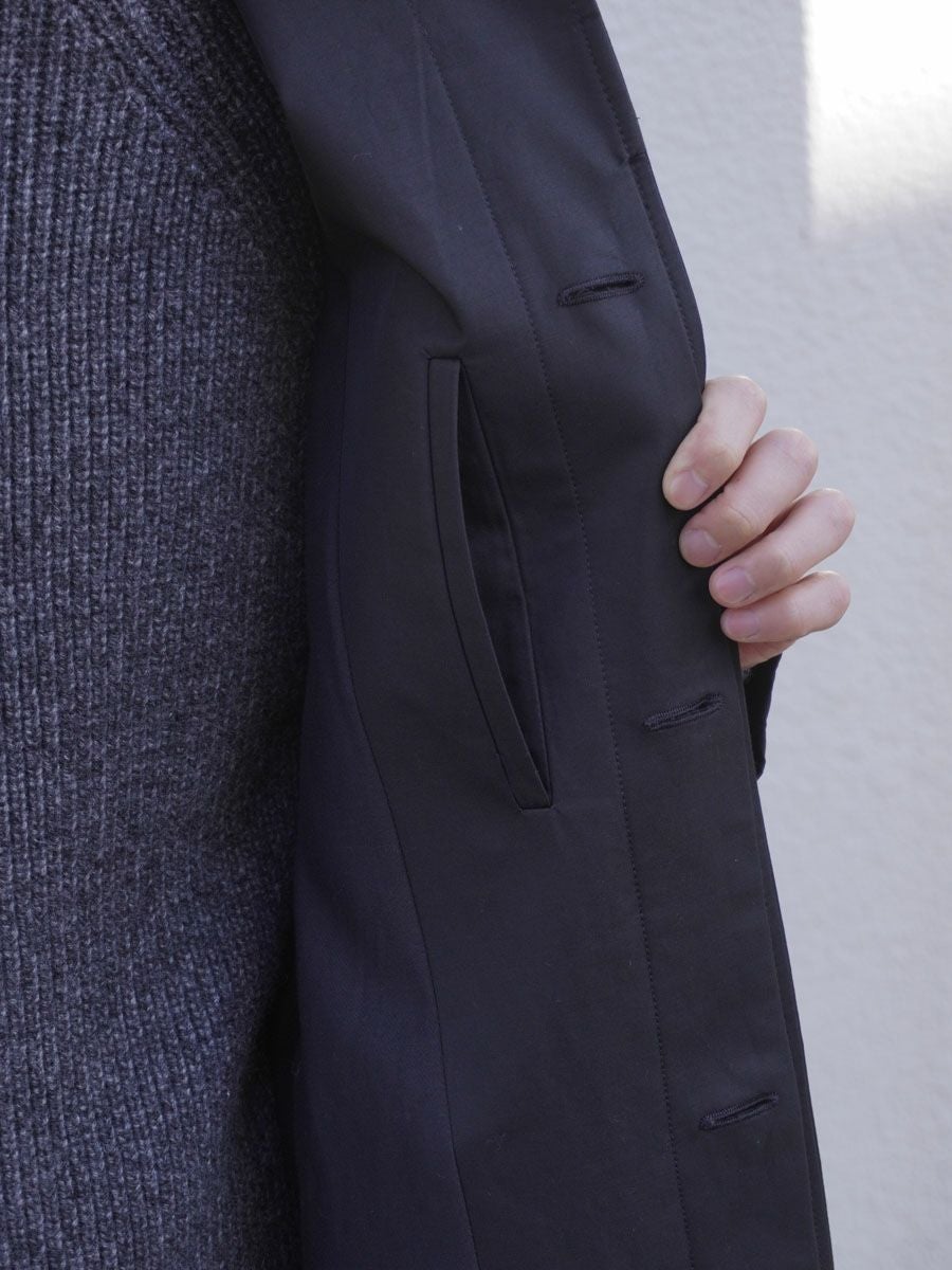 MODERN CAR COAT[DARKEST NAVY] | 1LDK (ワンエルディーケー) 公式サイト