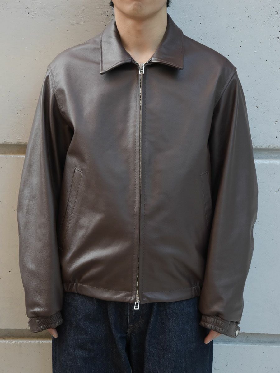 LEATHER BLOUSON[BROWN] | 1LDK (ワンエルディーケー) 公式サイト