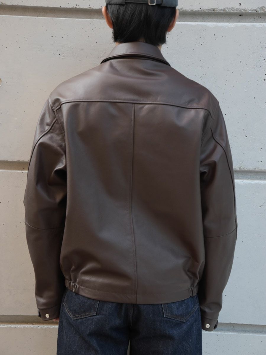 LEATHER BLOUSON[BROWN] | 1LDK (ワンエルディーケー) 公式サイト