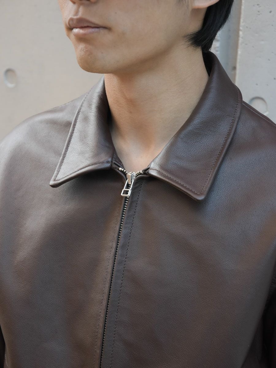 LEATHER BLOUSON[BROWN] | 1LDK (ワンエルディーケー) 公式サイト