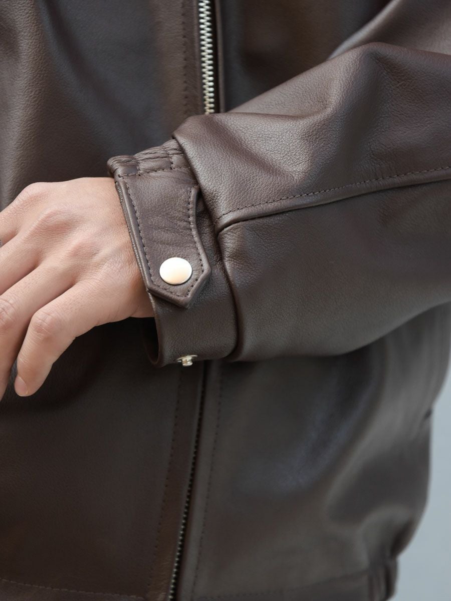 LEATHER BLOUSON[BROWN] | 1LDK (ワンエルディーケー) 公式サイト