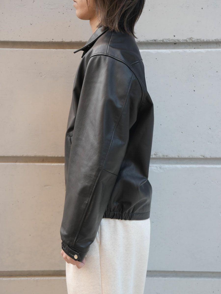 LEATHER BLOUSON[BLACK] | 1LDK (ワンエルディーケー) 公式サイト