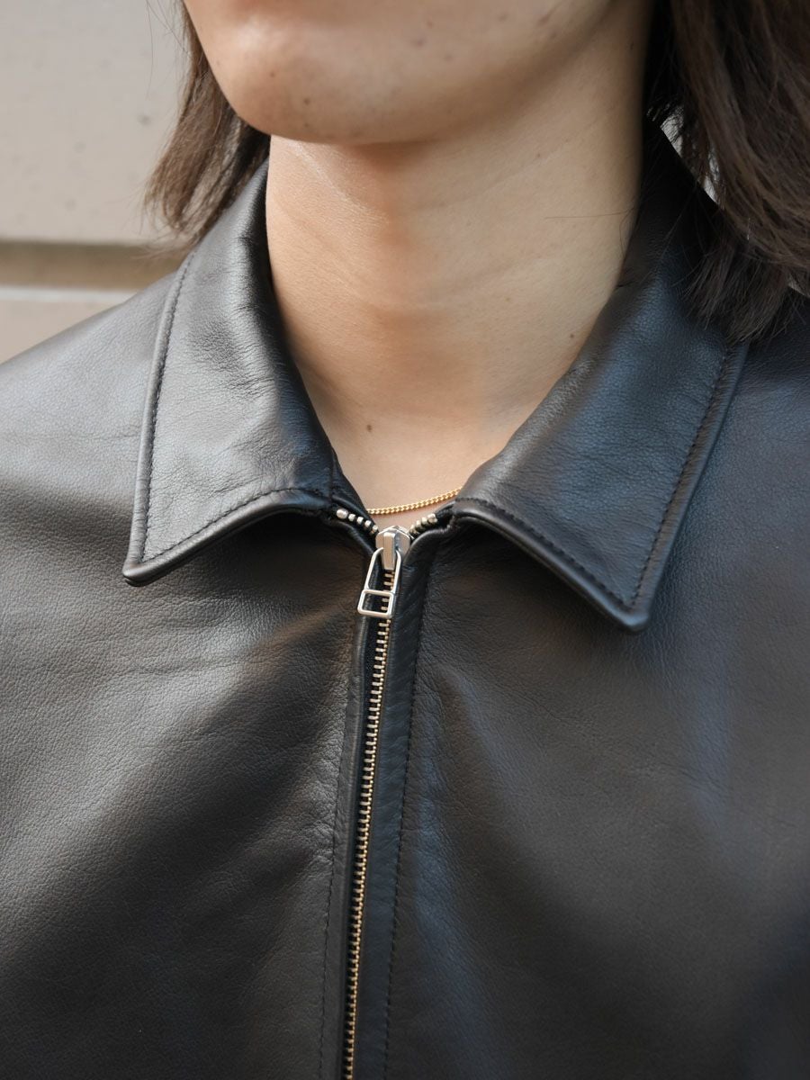 LEATHER BLOUSON[BLACK] | 1LDK (ワンエルディーケー) 公式サイト