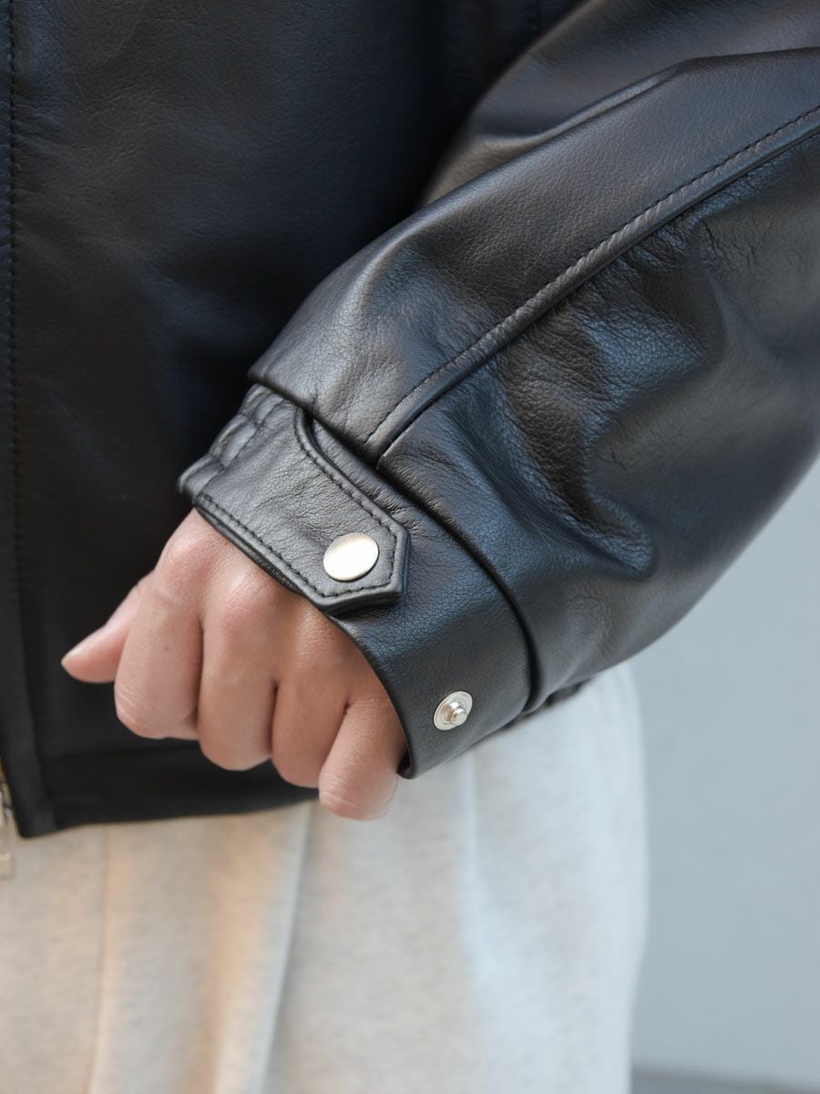 LEATHER BLOUSON[BLACK] | 1LDK (ワンエルディーケー) 公式サイト